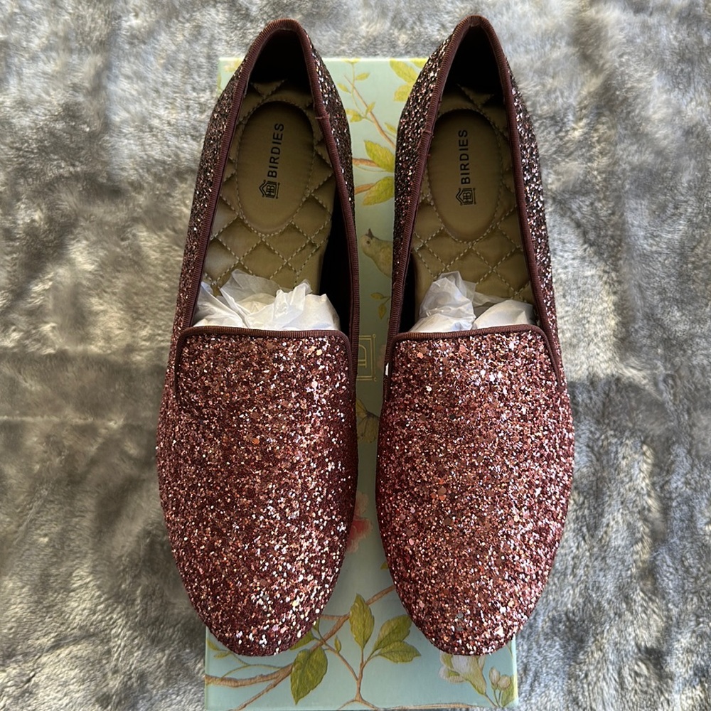 Birdies The Starling Rose Sparkle Size 8 Brand New